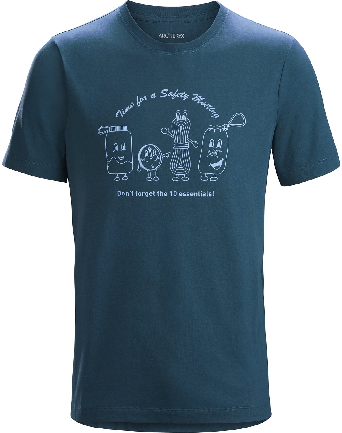 T-shirt Arc'teryx Safety Meeting Uomo Blu - IT-43759461